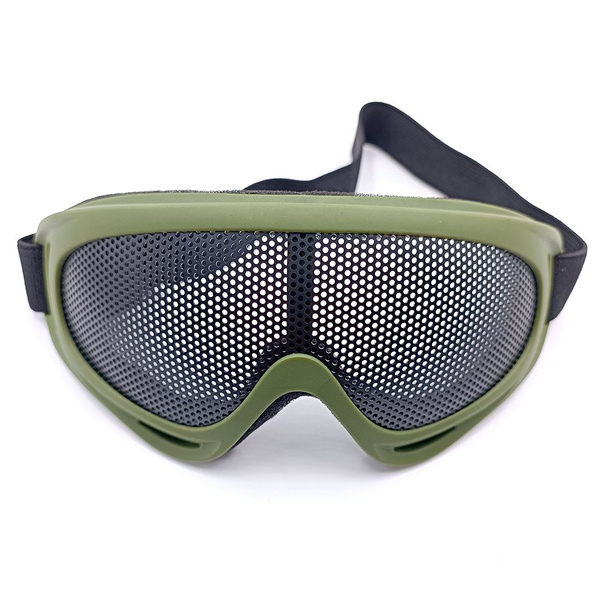 Очки защитные сетка большие для страйкбола (Olive) - купить с доставкой ...