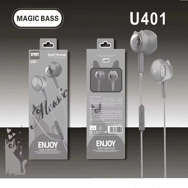 Наушники Внутриканальные U401-BLACK - купить по доступным ценам в ...