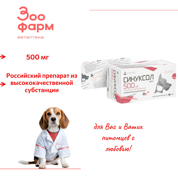 Синуксол 500 мг, 10 табл - купить с доставкой по выгодным ценам в ...