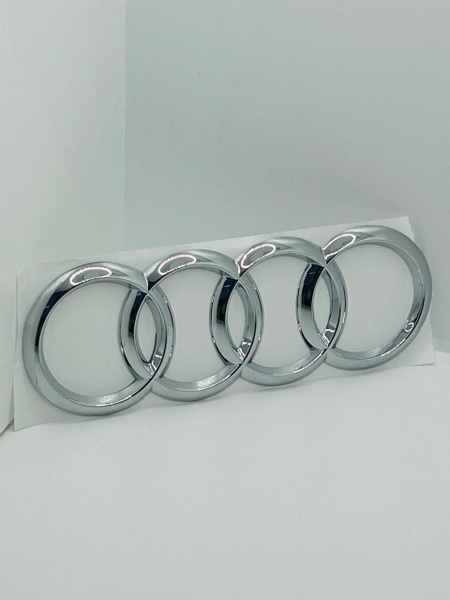 Эмблема наклейка знак значок АУДИ AUDI 185мм - купить по выгодным ценам ...