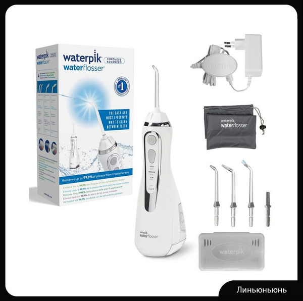 Ирригатор портативный Waterpik WP-560 Cordless Advanced White - купить ...