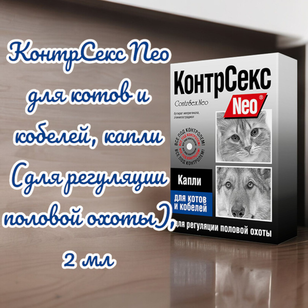 КонтрСекс Neo для котов и кобелей, капли (для регуляции половой охоты ...