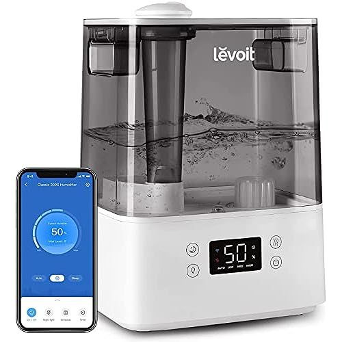 Levoit Увлажнитель воздуха LEVOIT 6L, увлажнитель с верхним наполнением ...