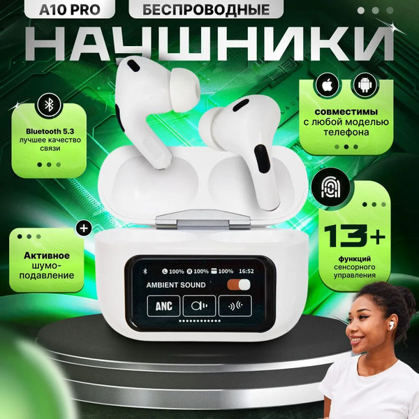 Характеристики Беспроводные наушники 2024 Pro 2, с шумоподавлением ANC ...