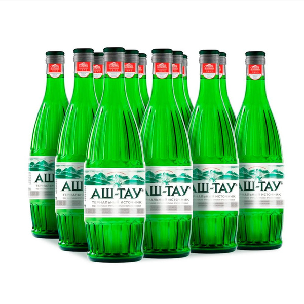 Аш-Тау Вода газированная питьевая лечебно-столовая, 0.5 л, 12 шт ...