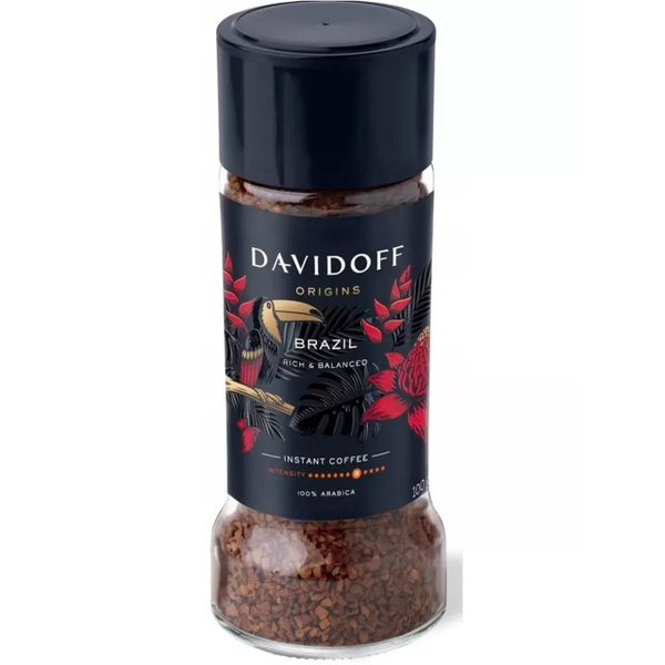 Davidoff Brazil растворимый кофе 100 г - купить с доставкой по выгодным ...