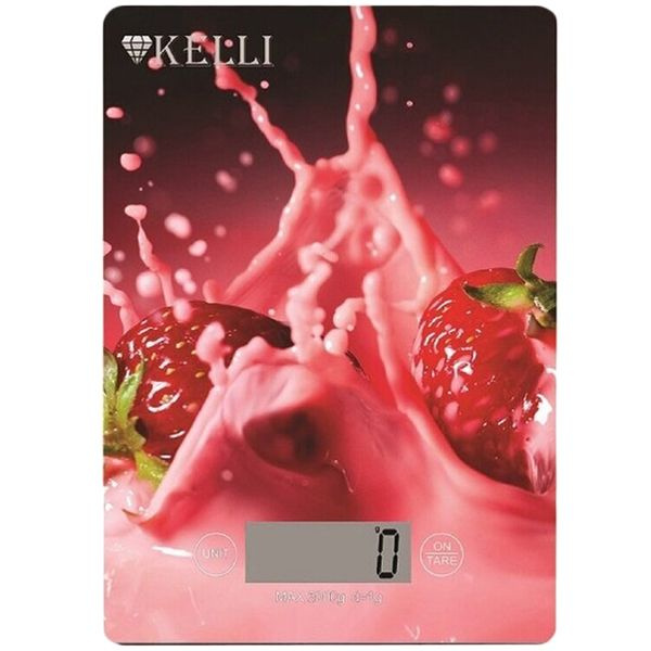 Электронные Кухонные весы KELLI DE-0008244, розовый купить по низкой ...