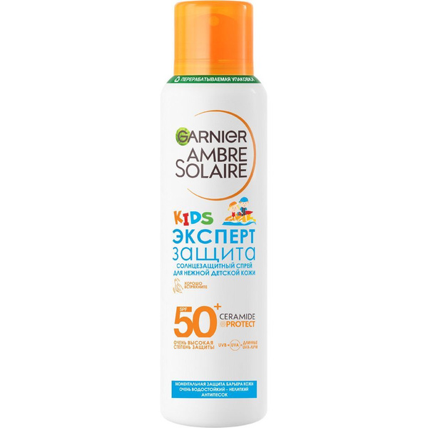 Характеристики Garnier Спрей Ambre Solaire сухой, солнцезащитный ...