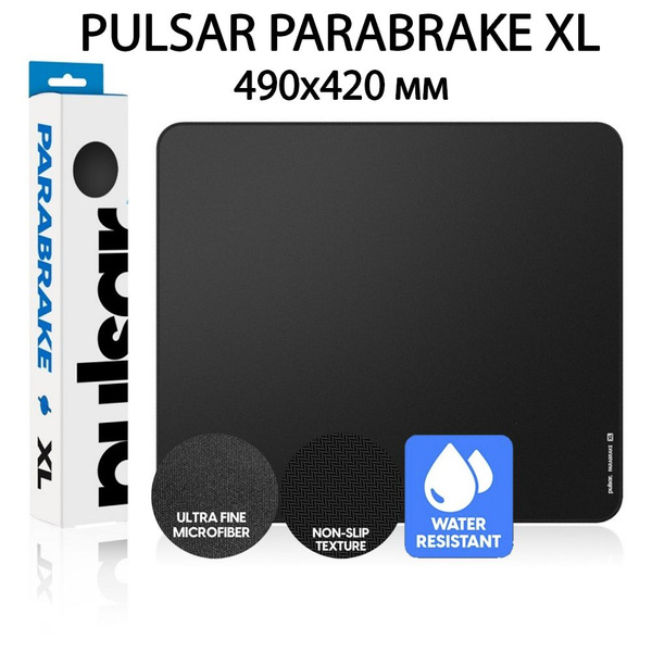 Игровой коврик для мыши Pulsar PARA BRAKE Mouse Pad V2 XL Black черный ...