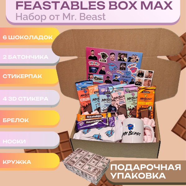Набор подарочный Мистер Бист Feastables Box Max - купить с доставкой по ...