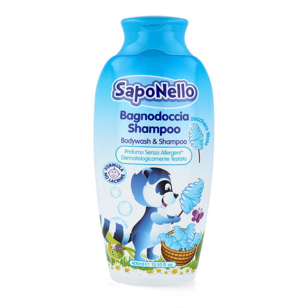 Средство для купания и мытья головы Сахарная вата SapoNello Bodywash ...