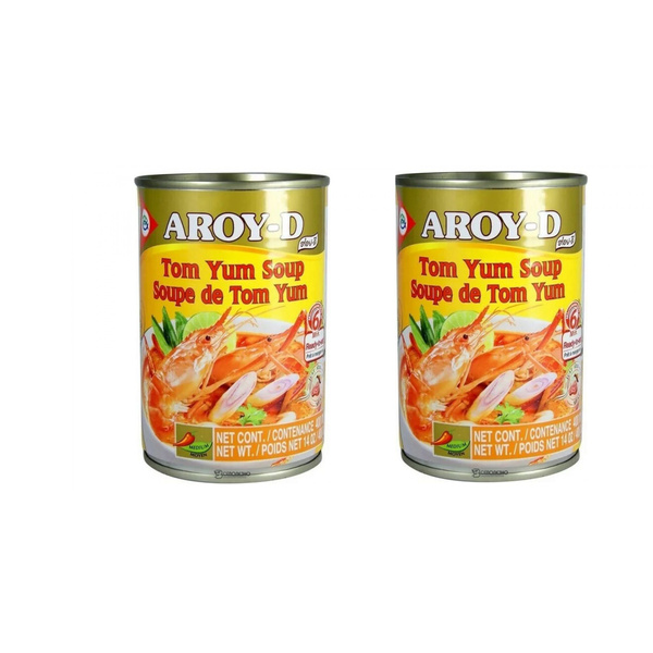 Суп Том-Ям 2 шт, 400 г, AROY-D, Таиланд. - купить с доставкой по ...