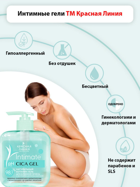 Красная Линия Средство для интимной гигиены 300 мл - купить с доставкой ...