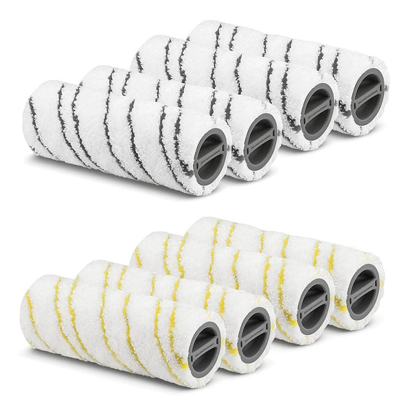 8 Rollen Set Für Kärcher FC5, FC7, FC3, FC3D Bodenreiniger – Mikrofaser-Ersatzrollen
