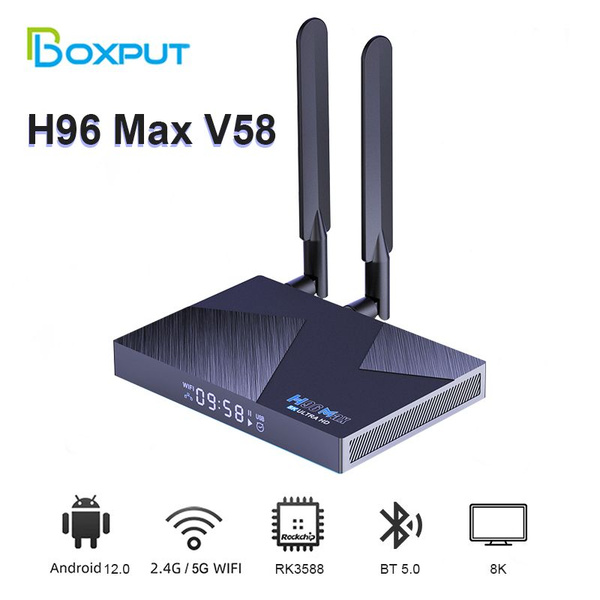 Медиаплеер BOXPUT H96 MAX V58.0, RJ-45 Ethernet, USB, HDMI, бронза ...