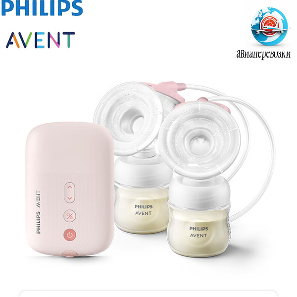PHILIPS AVENTSCF395/91Электрические двусторонние молокоотсосы для груди ...