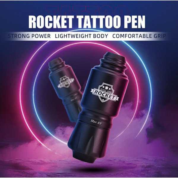 Rocket tattoo pen Black для перманента и тату - купить с доставкой по ...