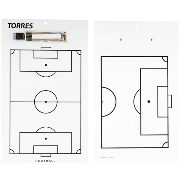 Тактическая доска для футбола Torres (Дл. 40 см, шир. 24 см) купить c ...