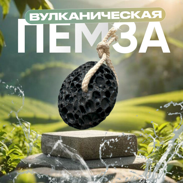 Пемза натуральная вулканическая, для пяток, для ног, терка для пяток ...