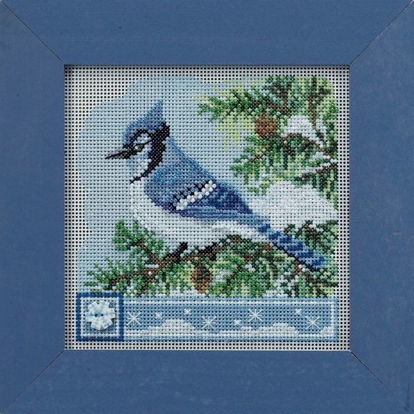 Набор для вышивания Mill Hill #MH142233 Blue Jay (Голубая сойка ...