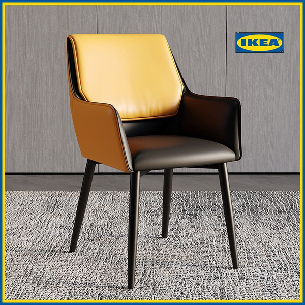 IKEA Стул Роскошное кресло со спинкой из скандинавского света, 1 шт ...