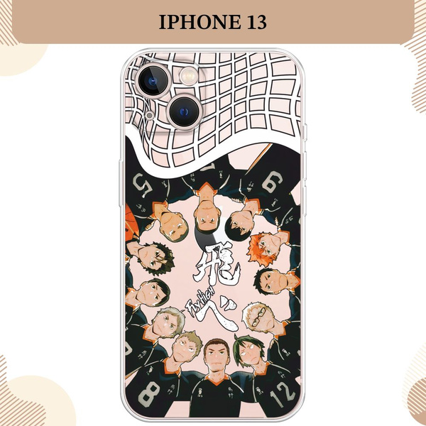 Силиконовый чехол на Apple iPhone 13 / Айфон 13 аниме Волейбол, На ...
