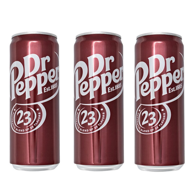 Сильногазированный напиток Dr. Pepper Original Польша жестяная банка 3 ...