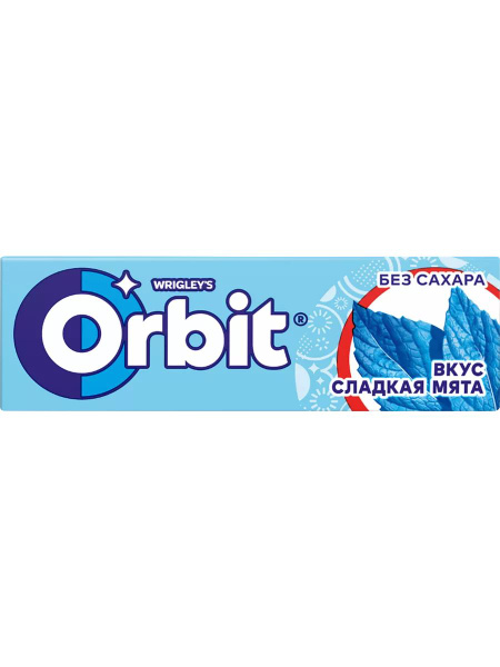 Жевательная резинка ORBIT Сладкая мята, 13,6г - купить с доставкой по ...