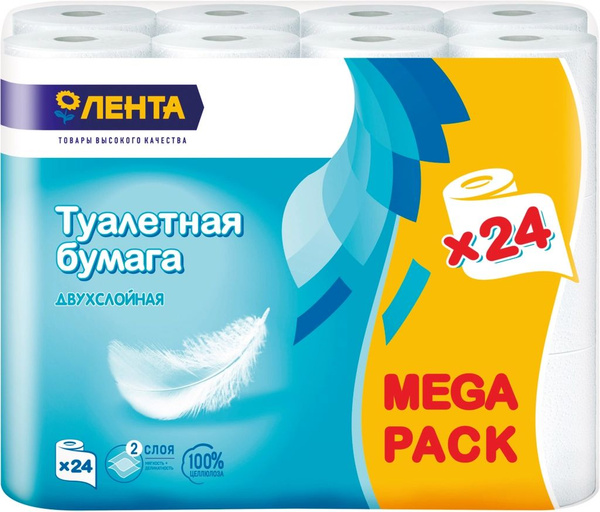 Лента Туалетная бумага 24 шт - купить с доставкой по выгодным ценам в ...