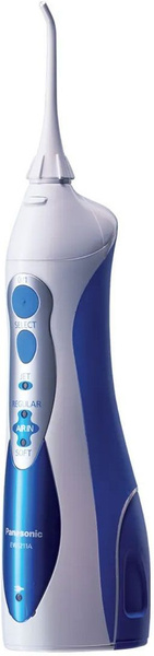 Ирригатор Panasonic EW1211 портатив. микроп.техн. 1насад. белый/голубой ...