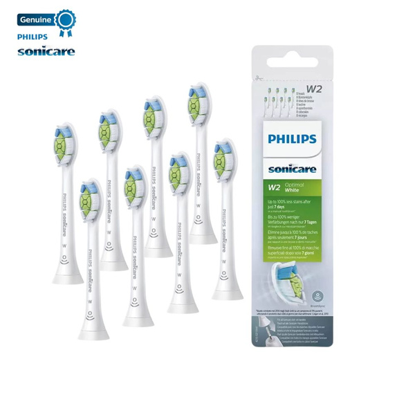 насадки для зубной щетки philips sonicare W2,HX6068/12,белое,8 шт ...