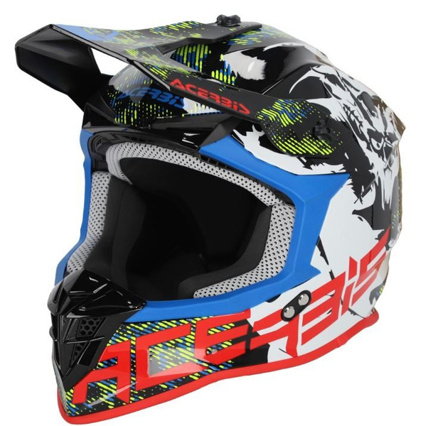 Кроссовый шлем ACERBIS LINEAR 22-06 White/Black, размер S - купить с ...