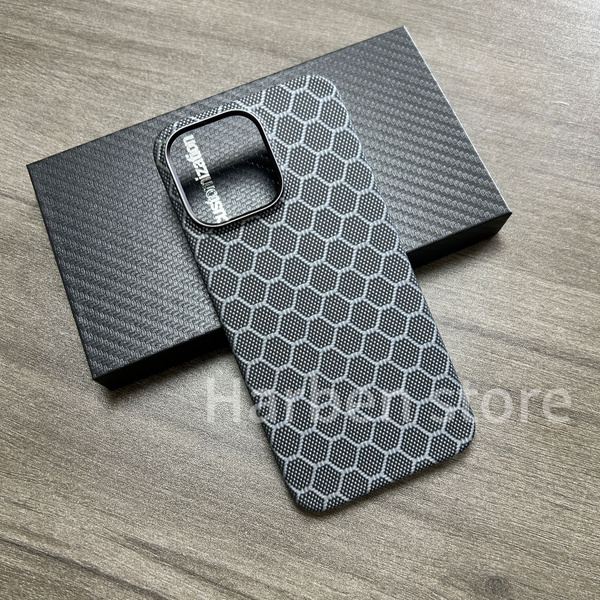 кевларовый чехол APPLE iPhone 13 Pro Max, чехол из углеродного волокна ...