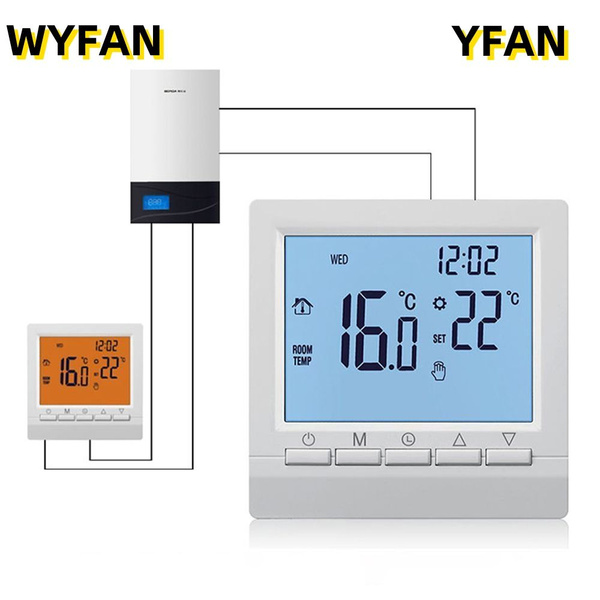 Терморегулятор/термостат Для водопровода, Для газового котла, белый ...