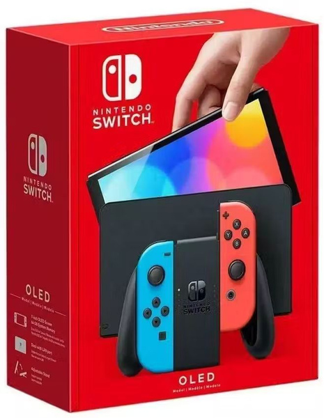 Игровая приставка Nintendo Switch OLED 64 ГБ Neon - купить по выгодной ...