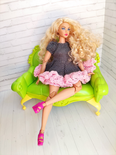 Платье для кукол Barbie curvy (Барби пышка) - купить с доставкой по ...