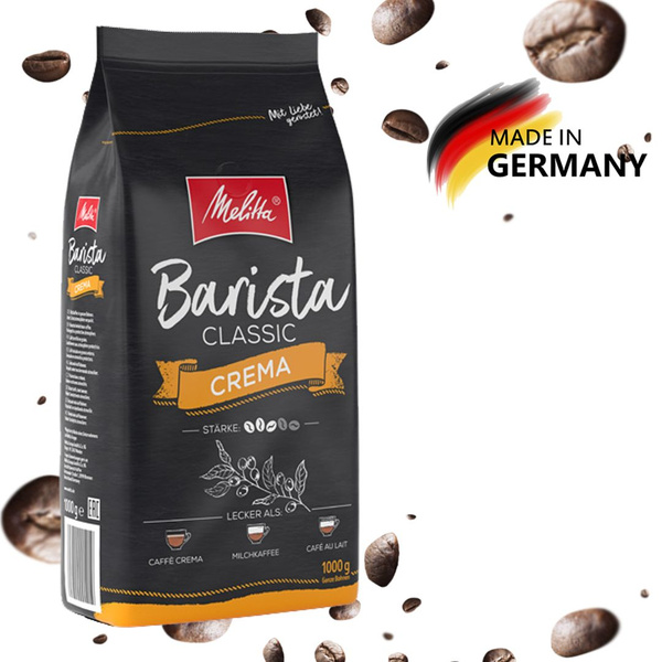 Кофе в зернах Melitta Barista Classic Crema 1кг. - купить с доставкой ...
