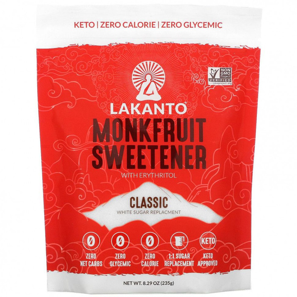 Lakanto, подсластитель из архата с эритритолом, классический, без ...
