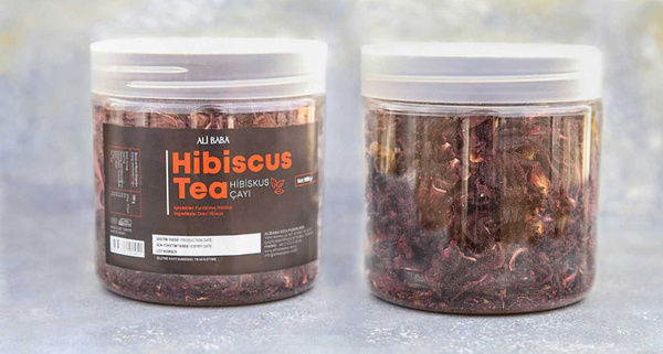 Турецкий чай из гибискуса Hibiscus Tea Ali Baba, банка - купить с ...
