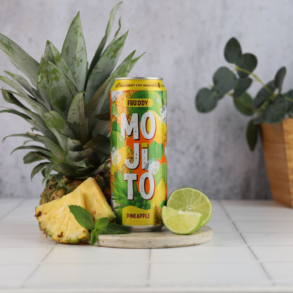 Газированный напиток Мохито FRUDDY, газировка Mojito освежающий со ...