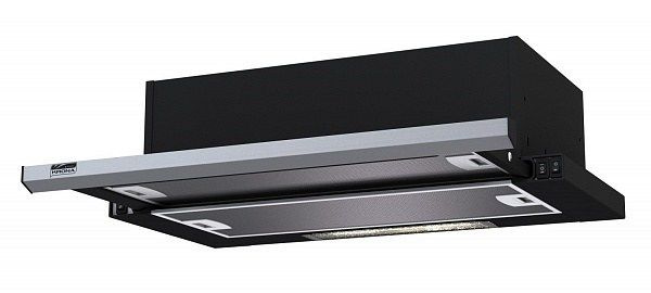 Встраиваемая вытяжка KRONA Вытяжка Krona Kamilla slim 2M 600 black/inox ...