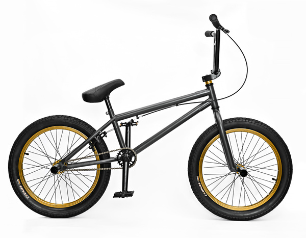 Трюковой велосипед bmx бмх вмх 20 дюймов серый золотой - купить по ...