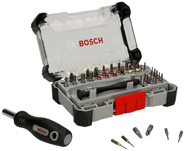 Bosch Набор насадок-бит 42 шт, 2607002835 - купить с доставкой по ...