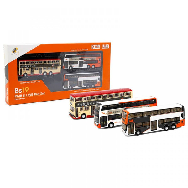 Bus Box Set Машинка Tiny 1/110 Bs19 LWB Bus Box Set 65636 65717 65718 City Diecast ...