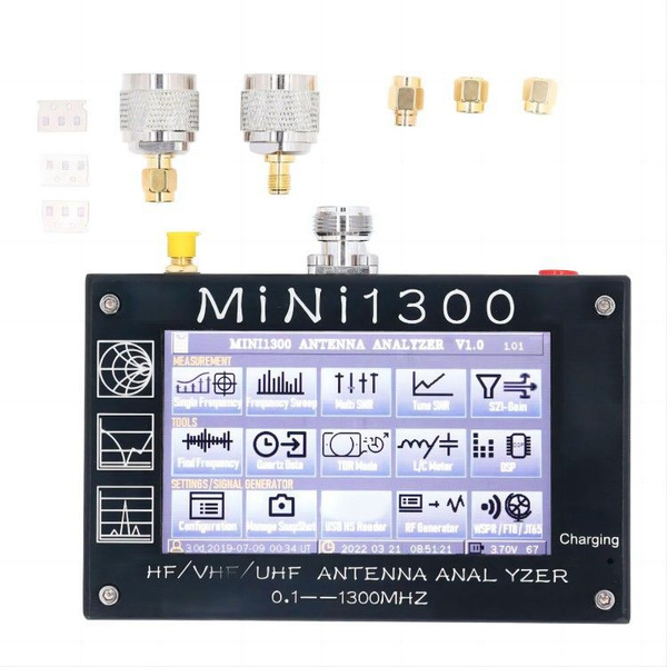 Полнодиапазонный сетевой анализатор VNA Mini1300, сенсорный экран 4,3 ...