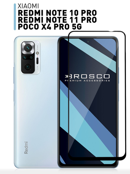 Защитное стекло на Xiaomi Redmi Note 10 Pro, Note 11 Pro и POCO X4 Pro ...