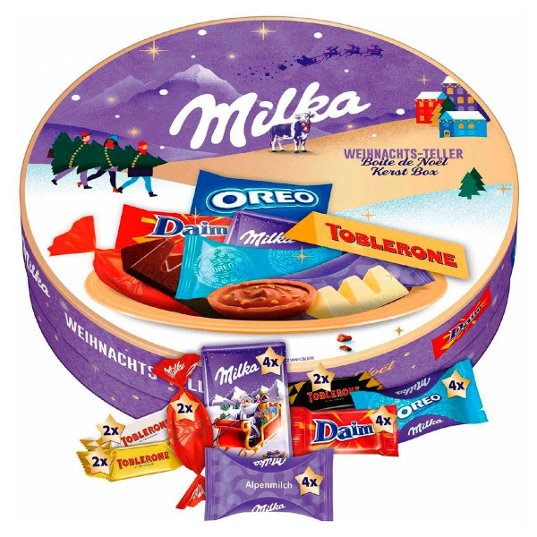 Новогодний набор конфет и шоколада Милка Xmas Mix, 196 г - купить с ...