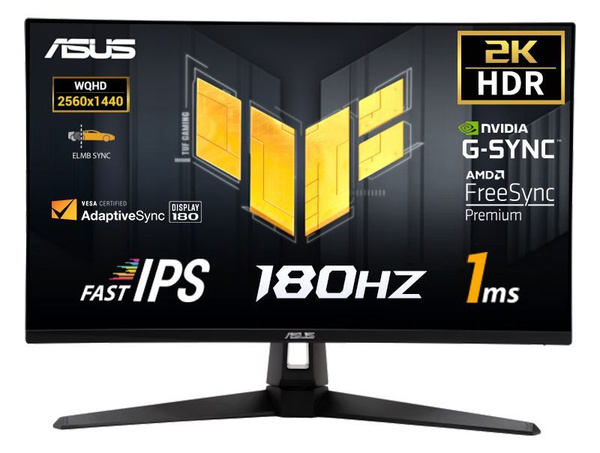 Характеристики ASUS 27" Монитор TUF Gaming VG27AQ3A/Встроенный динамик ...