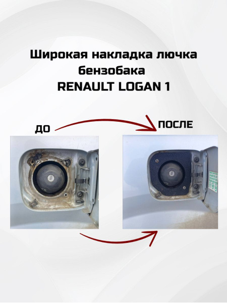 Защитная накладка на горловину бензобака Рено Логан 1 купить на OZON по ...