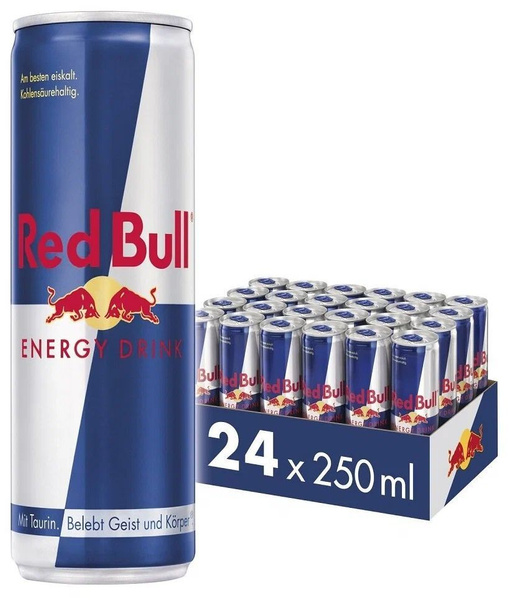Энергетический напиток Red Bull / Ред Булл, 0.25 л., Упаковка 24шт ...